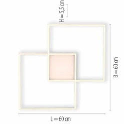 LED-Deckenleuchte Asmin