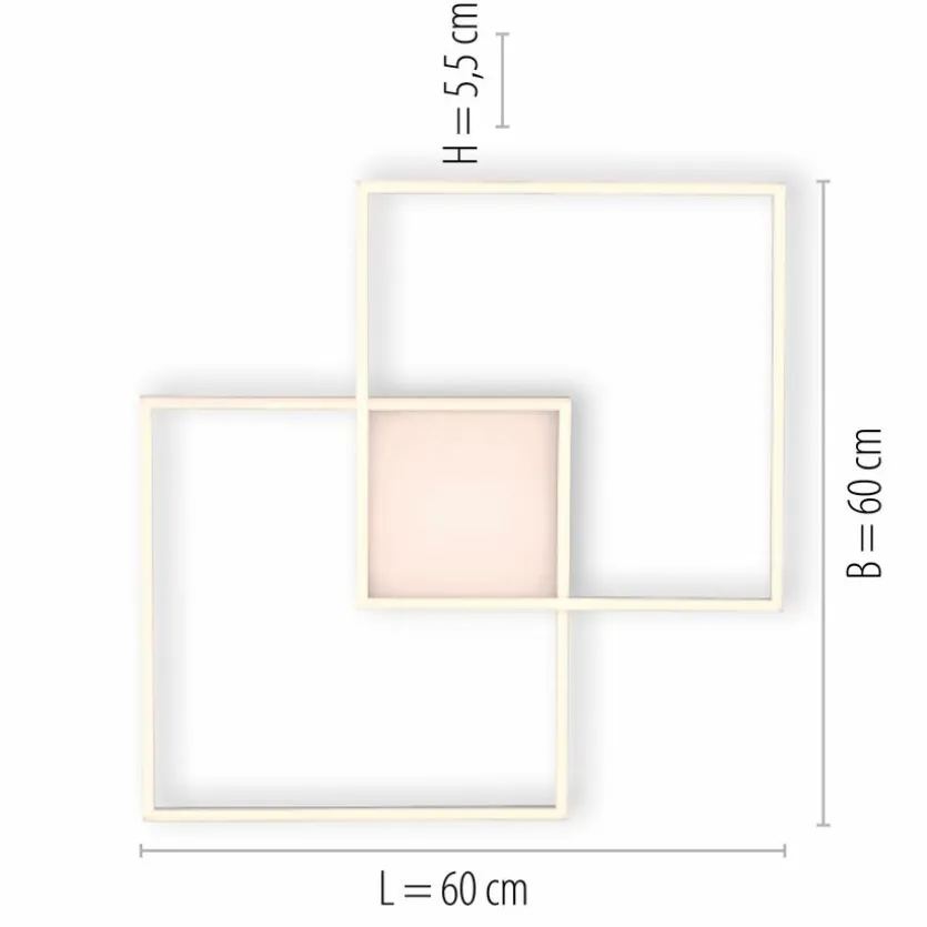 LED-Deckenleuchte Asmin