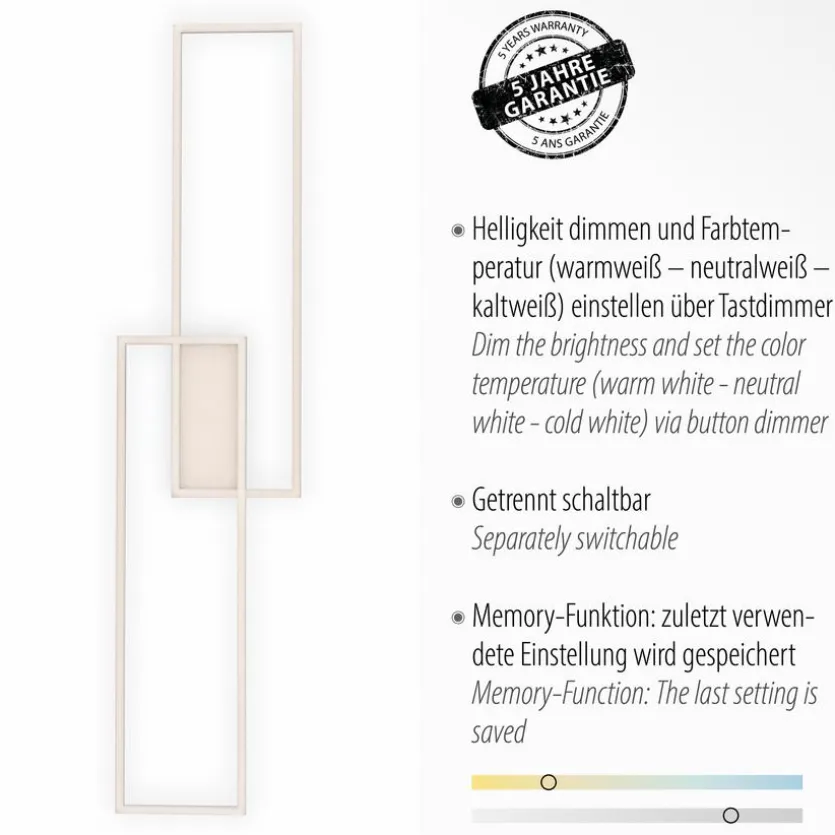 LED-Deckenleuchte Asmin