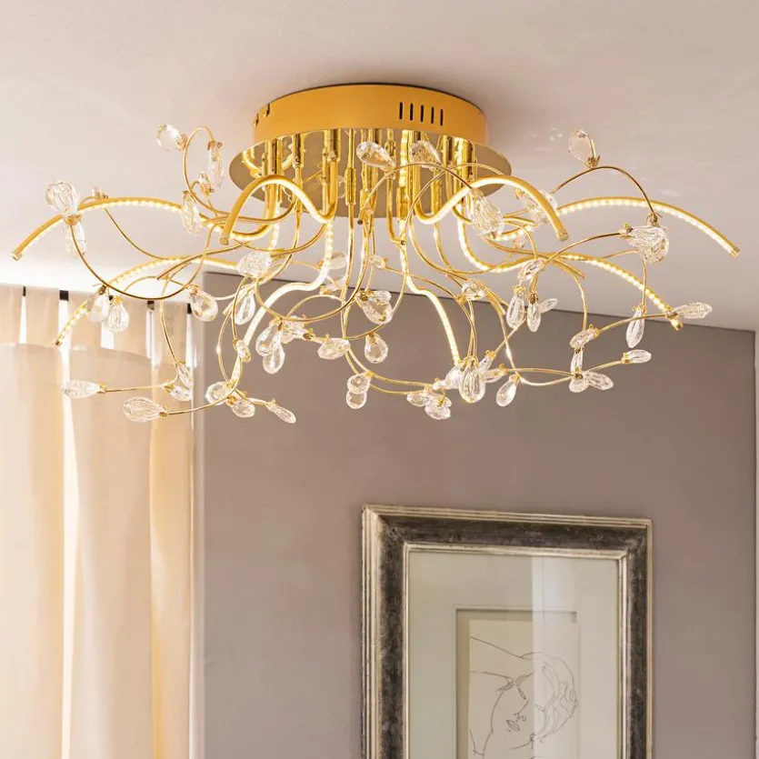 LED-Deckenleuchte Crystal