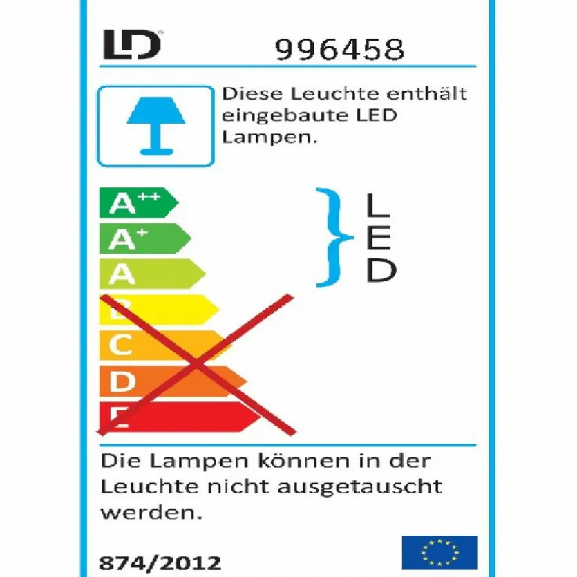 LED-Deckenleuchte Flat