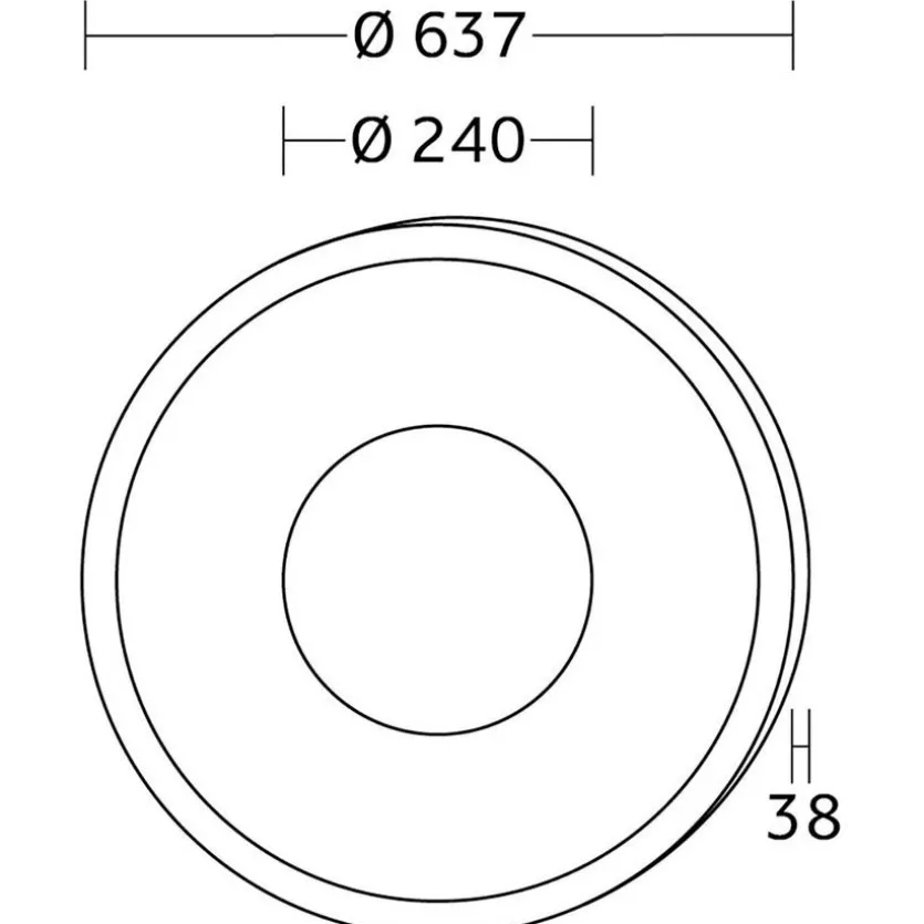 LED-Deckenleuchte Heloise