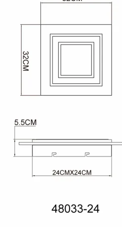 LED-Deckenleuchte Jayden