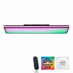 LED-Deckenleuchte Mario Black