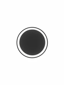 LED-Deckenleuchte Metall, schwarz
