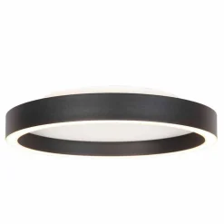 LED-Deckenleuchte Metall, schwarz
