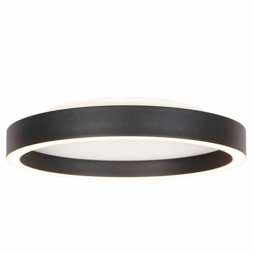 LED-Deckenleuchte Metall, schwarz