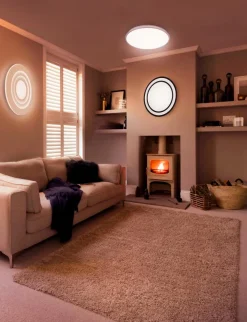 LED-Deckenleuchte Orbis Spiral Oval