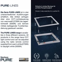 LED-Deckenleuchte PURE-LINES