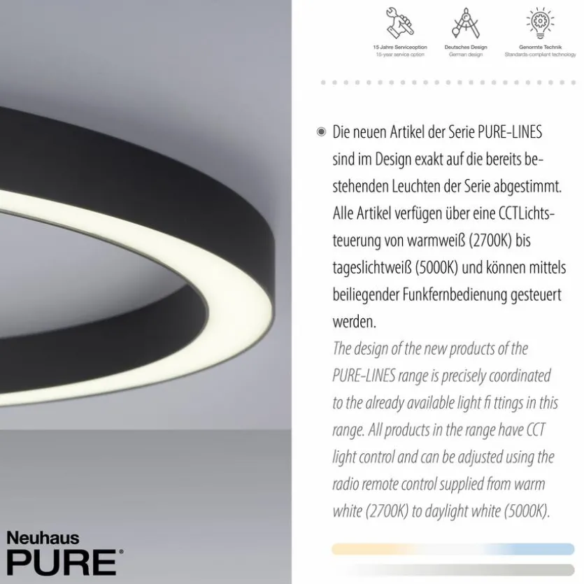 LED-Deckenleuchte Pure Lines
