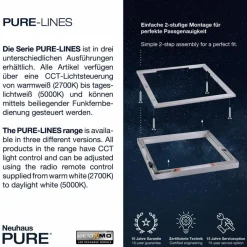LED-Deckenleuchte PURE-LINES