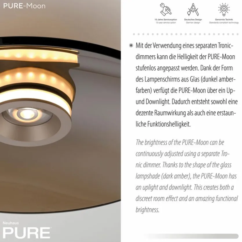 LED-Deckenleuchte Pure Moon