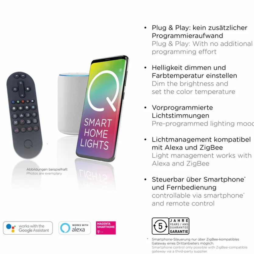 LED-Deckenleuchte Q-Emilia
