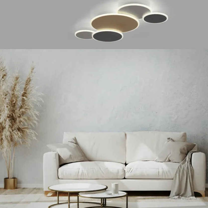 LED-Deckenleuchte Q-Piatto
