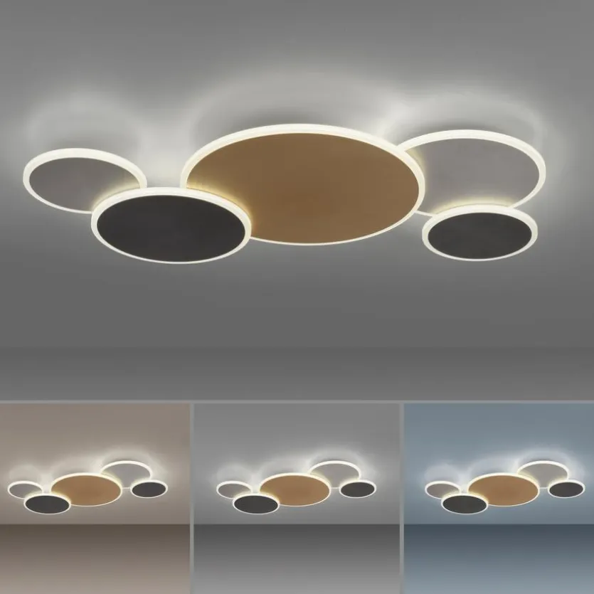 LED-Deckenleuchte Q-Piatto