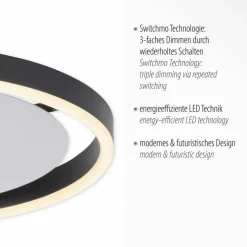LED-Deckenleuchte Ritus