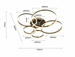 LED-Deckenleuchte Schenna