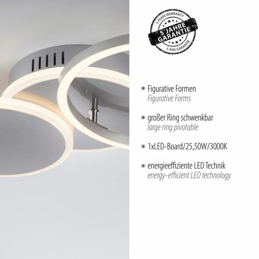 LED-Deckenleuchte Sevent