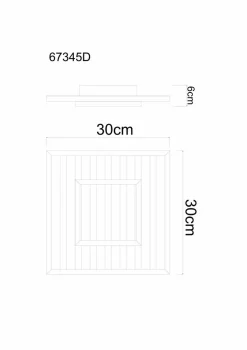 LED-Deckenleuchte Woody