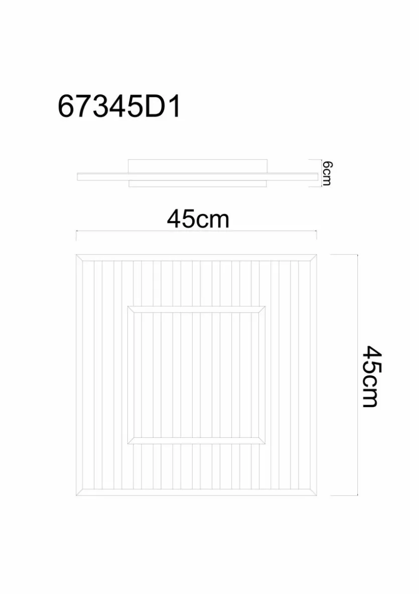 LED-Deckenleuchte Woody