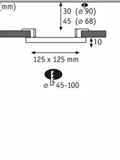 LED-Einbauleuchte Veluna