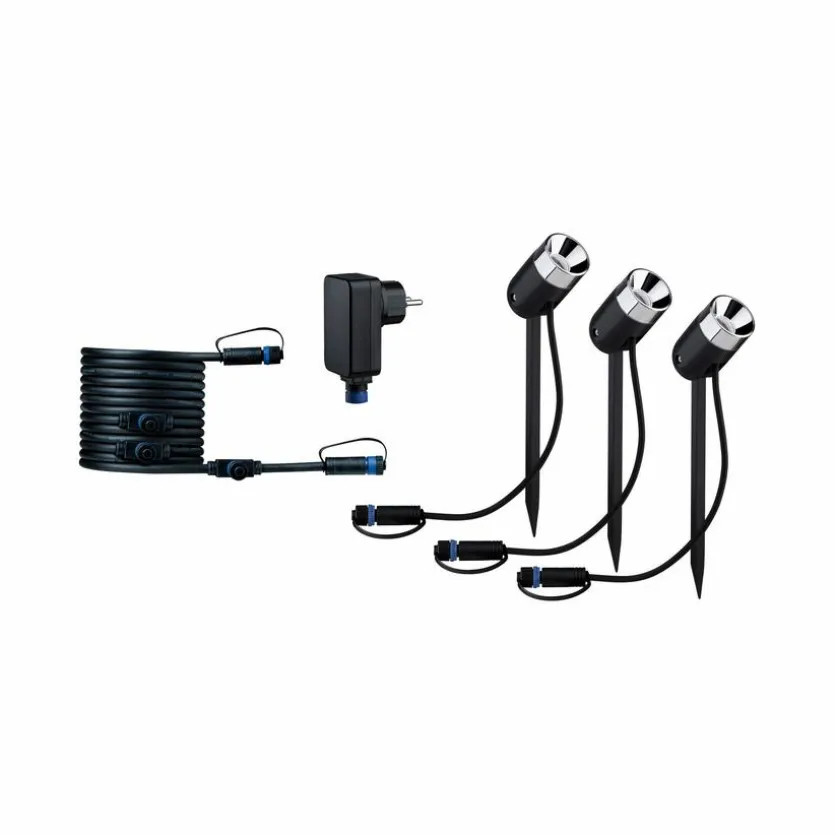 LED-Erdspieß Kunststoff, anthrazit