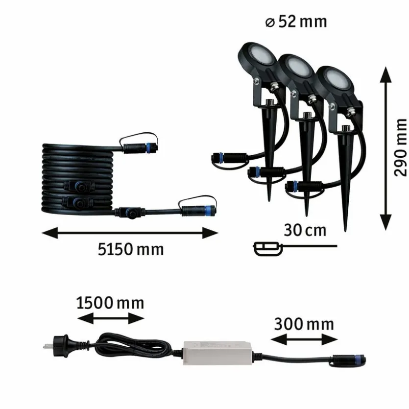 LED-Erdspieß Plug&Shine