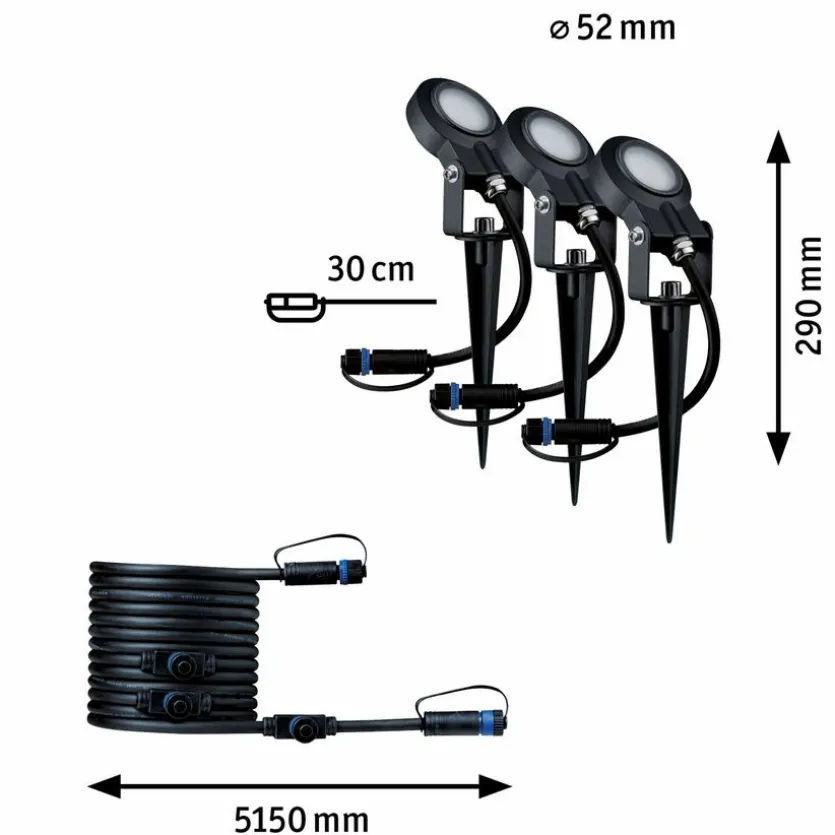 LED-Erdspieß Plug&Shine