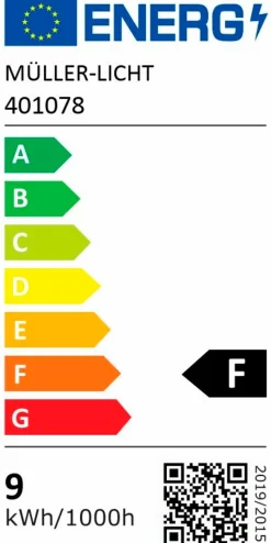 LED-Globe E27/9 Watt/Energie F