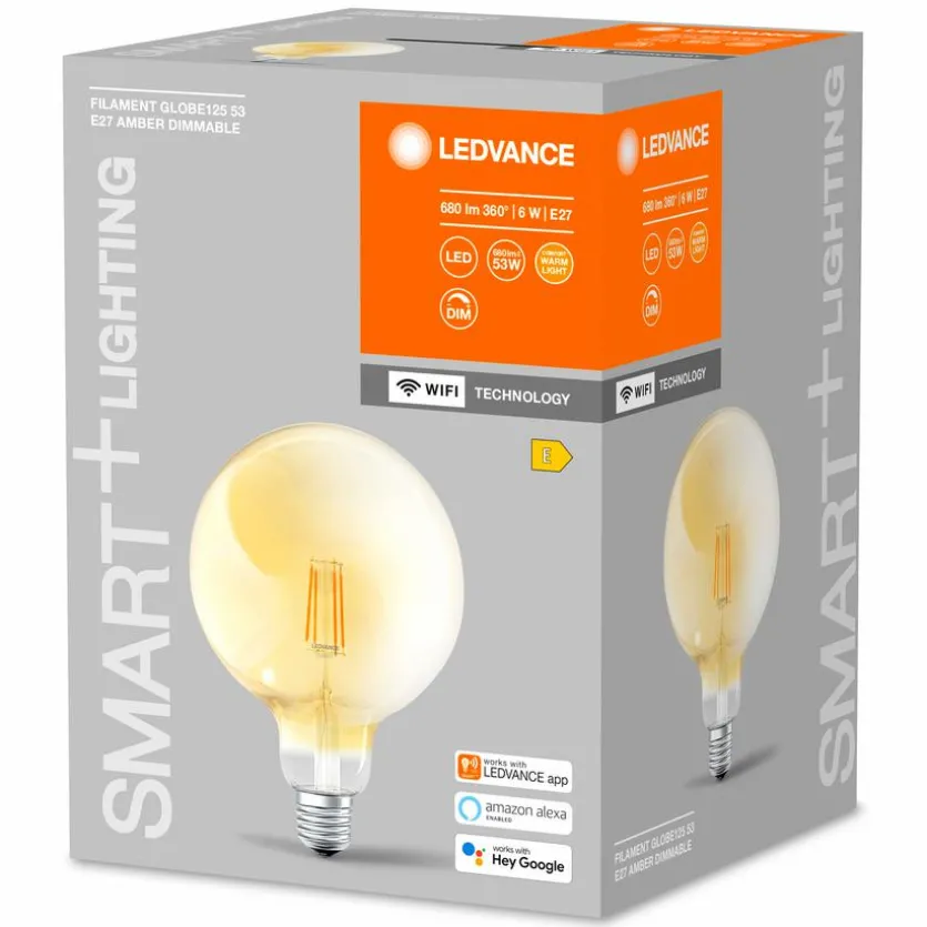 LED-Globeform E27/6 Watt/Energie E