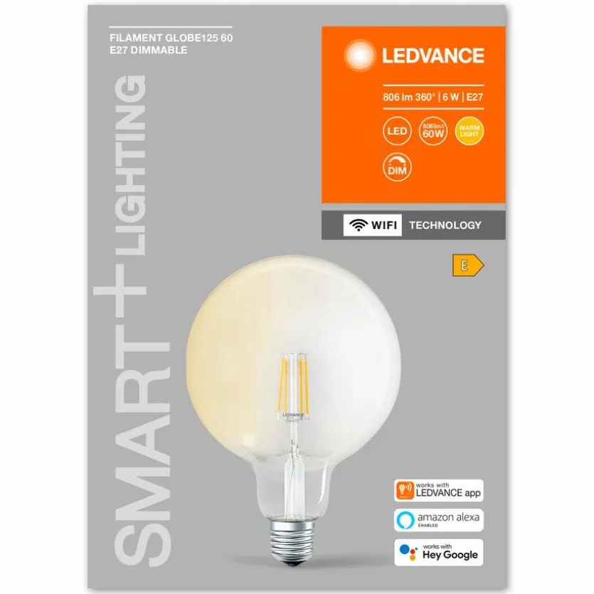 LED-Globeform E27/6 Watt/Energie E