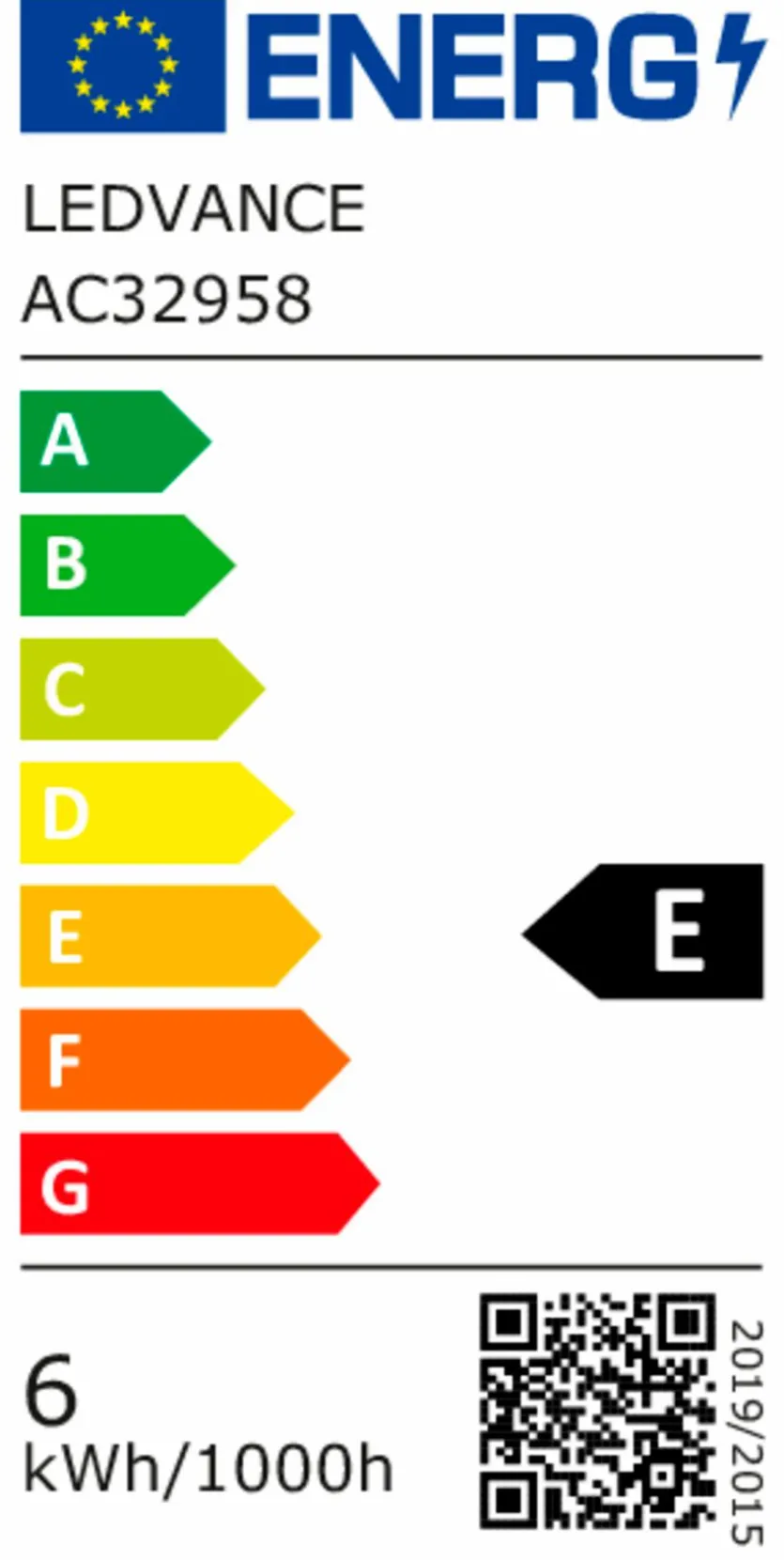 LED-Globeform E27/6 Watt/Energie E
