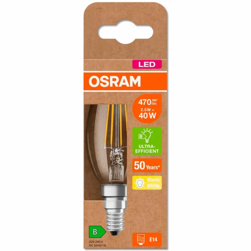 LED-Kerze E14/2,5 Watt/Energie B