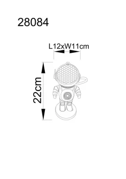 LED-Kinderlampe Cosmo