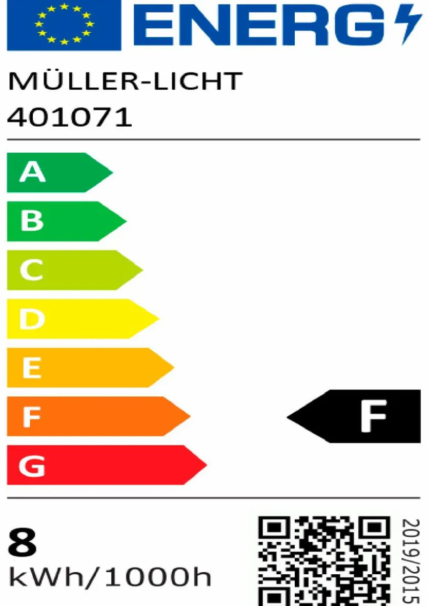 LED-Kolbenform E27/ 7,5Watt/ Energie F