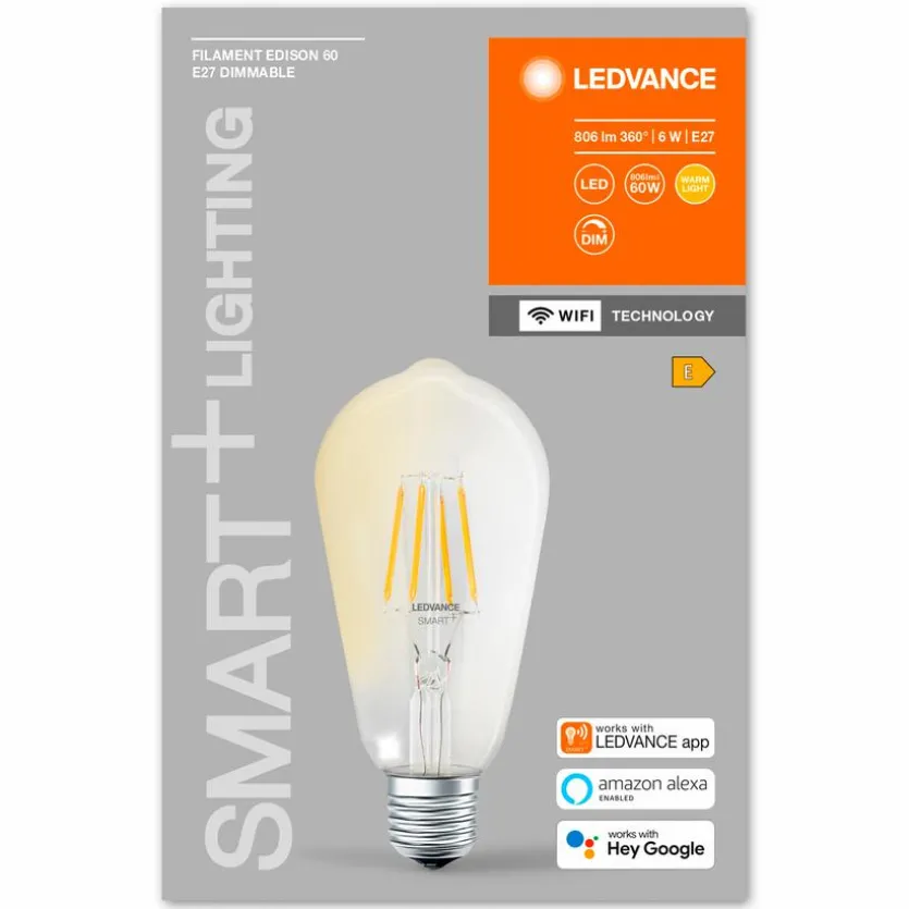 LED-Kolbenform E27/6 Watt/Energie E