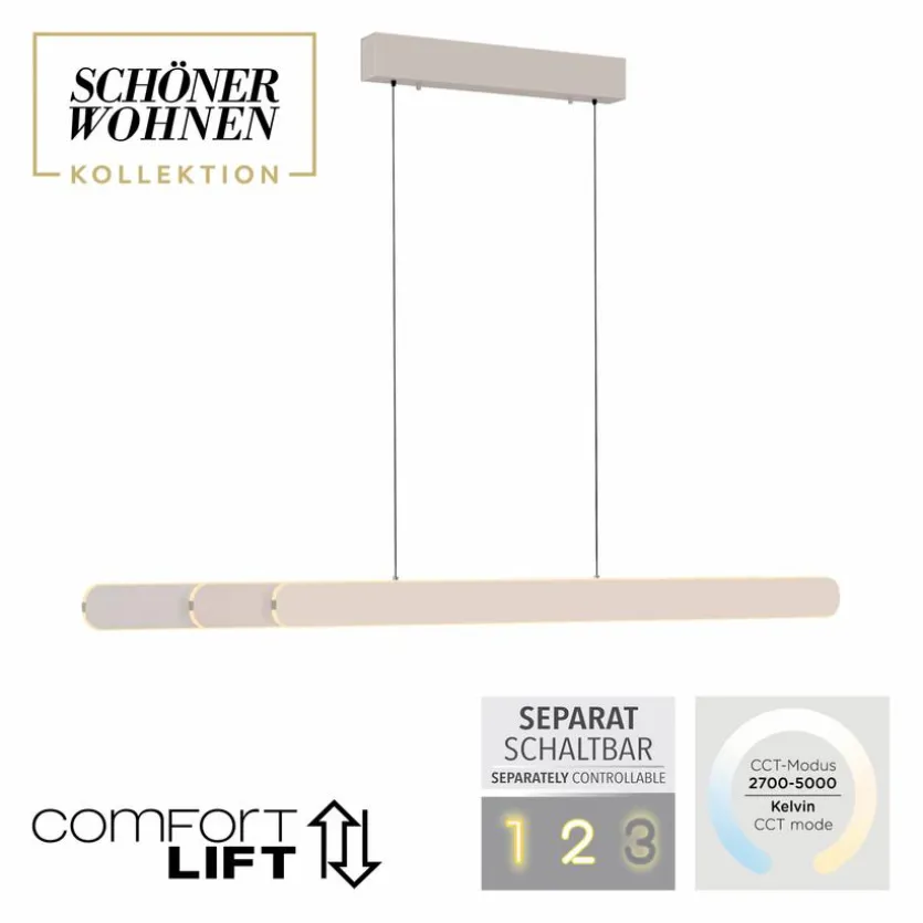 LED-Pendelleuchte Adriana Round