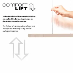 LED-Pendelleuchte Adriana Round