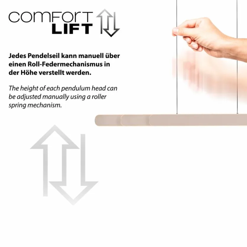 LED-Pendelleuchte Adriana Round