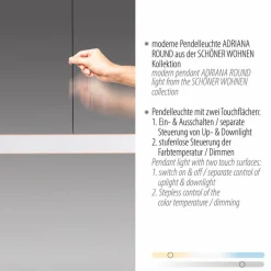 LED-Pendelleuchte Adriana Round