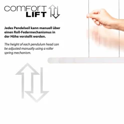 LED-Pendelleuchte Adriana Round