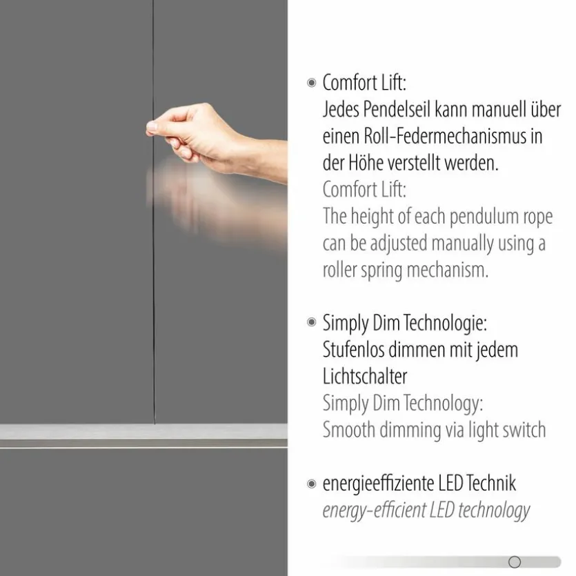 LED-Pendelleuchte Hoop