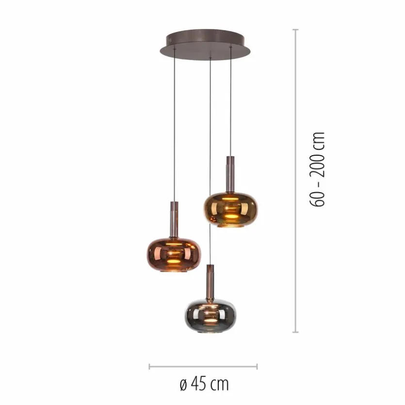 LED-Pendelleuchte Irides