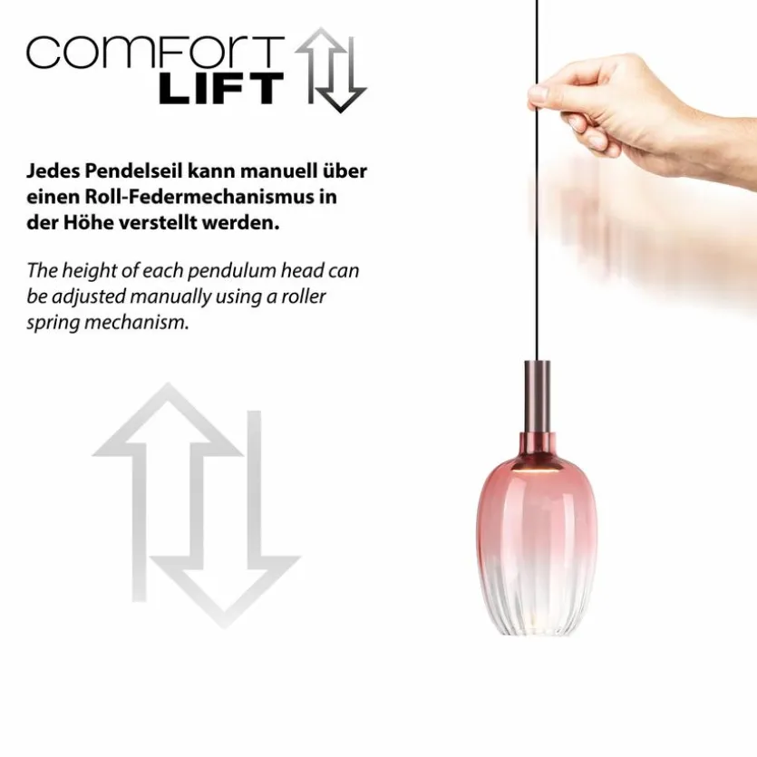 LED-Pendelleuchte Irides