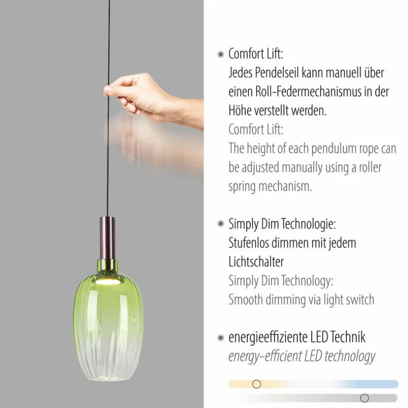 LED-Pendelleuchte Irides