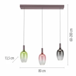 LED-Pendelleuchte Irides