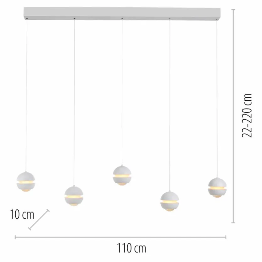 LED-Pendelleuchte Lini