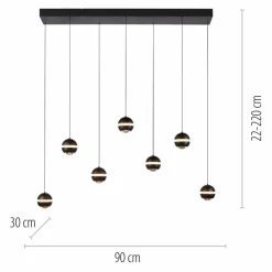 LED-Pendelleuchte Lini