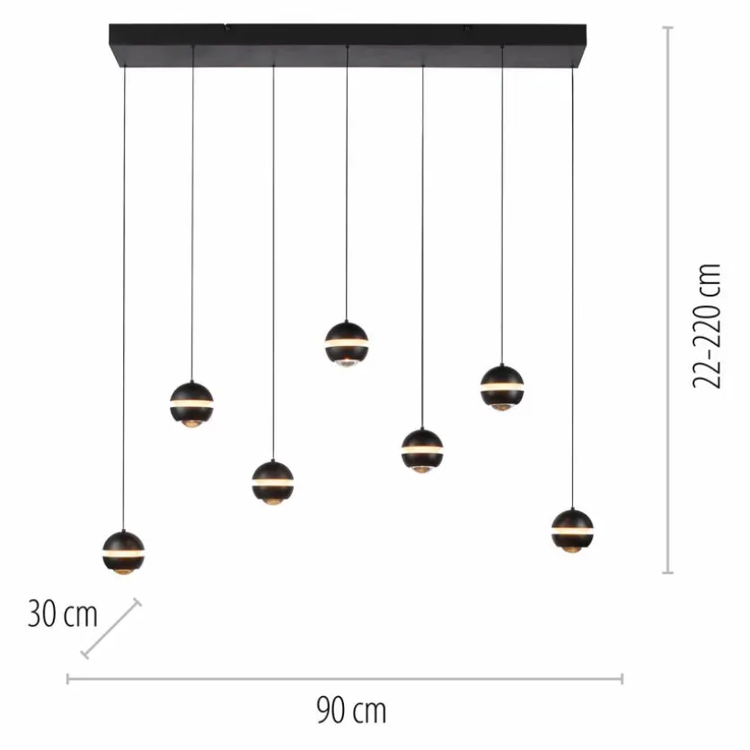 LED-Pendelleuchte Lini