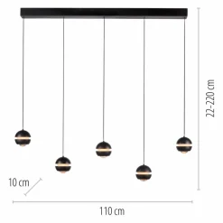 LED-Pendelleuchte Lini